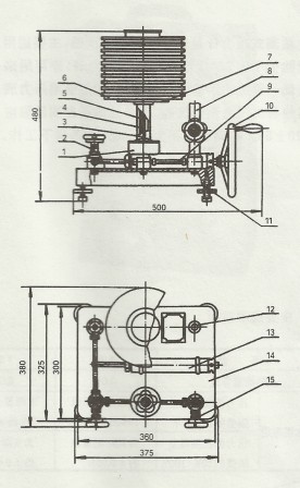 活塞式壓力計(jì)結(jié)構(gòu)圖