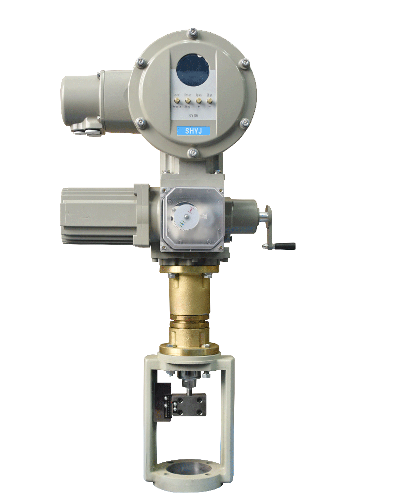 SYD6變頻智能型角行程電動執(zhí)行機構(gòu)（直連式、底座式）